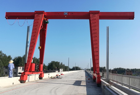 rubber tyred single girder gantry crane