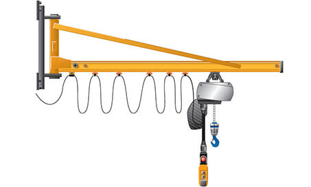 BX series wall mounted jib cranes