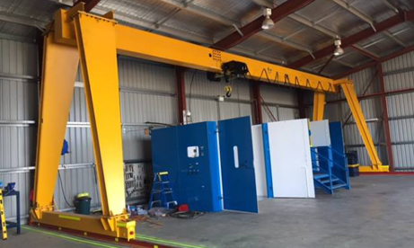 Single girder gantry crane