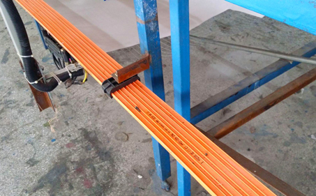 Seamless slide wire system