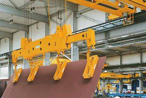 crane electromagnet for lifting steel plate