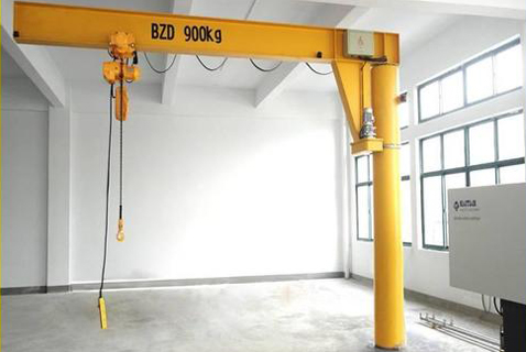 BZ Pillar Jib Crane with Electric Chain Hoist