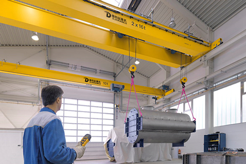 QE Series Double Trolley 5 Ton Overhead Crane