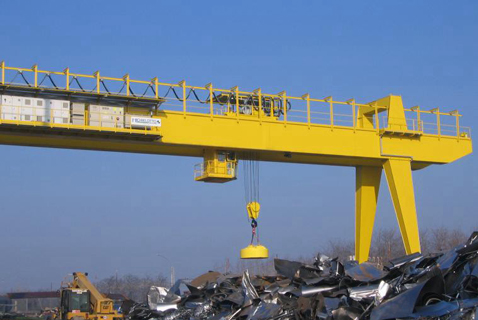 Double Beam Gantry Crane with Wire Electromagnetic