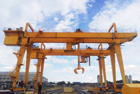 Double Girder Gantry Crane With Grab