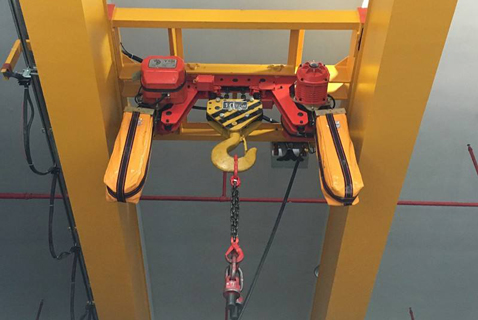 LH series Double Girder Hoist 5 Ton Bridge Crane with Chian Hoist Trolley