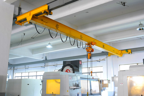 LX series Suspension Single Girder Overhead crane with Chain Hoist