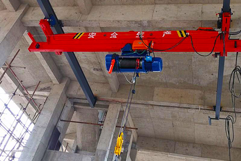 LX series Suspension Single Girder Overhead Crane with Cantilever