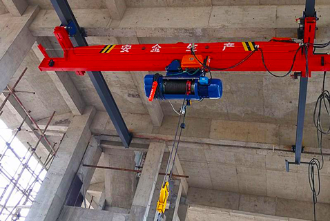 LX series Suspension Single Girder 5 Ton Overhead Crane with Cantilever