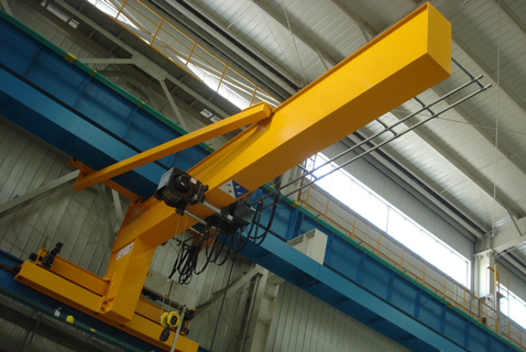 Wall Mounted Traveling Jib Crane with Wire Rope Hoist