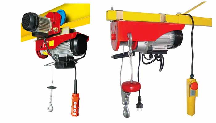 Mini electric wire rope hoist