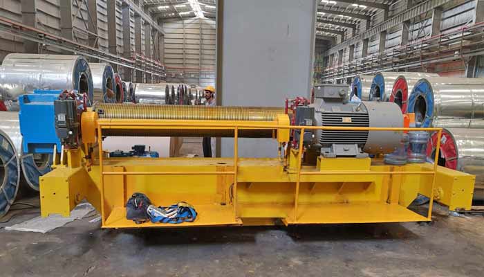Lubricate your overhead crane durting installation