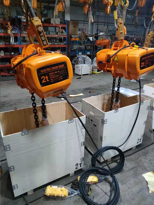 2 T electric chain hoist