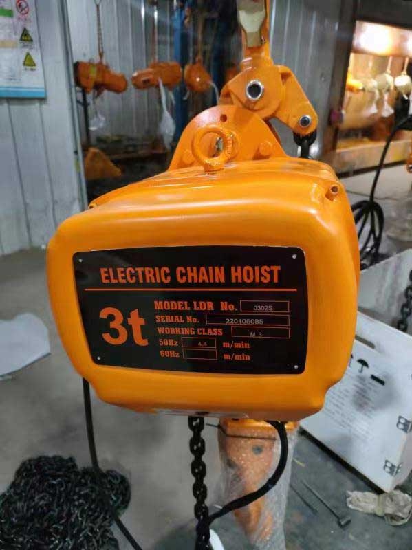 3 ton electric chain hoist