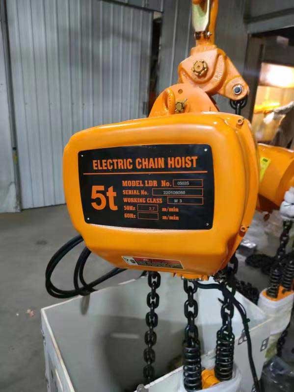 5 ton electric chain hoist