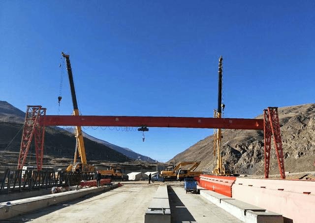 single girder gantry crane with hoist