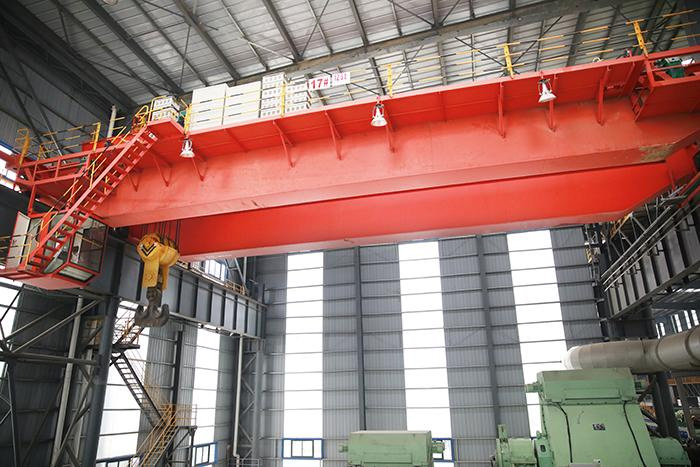  double girder bridge crane with double hook block