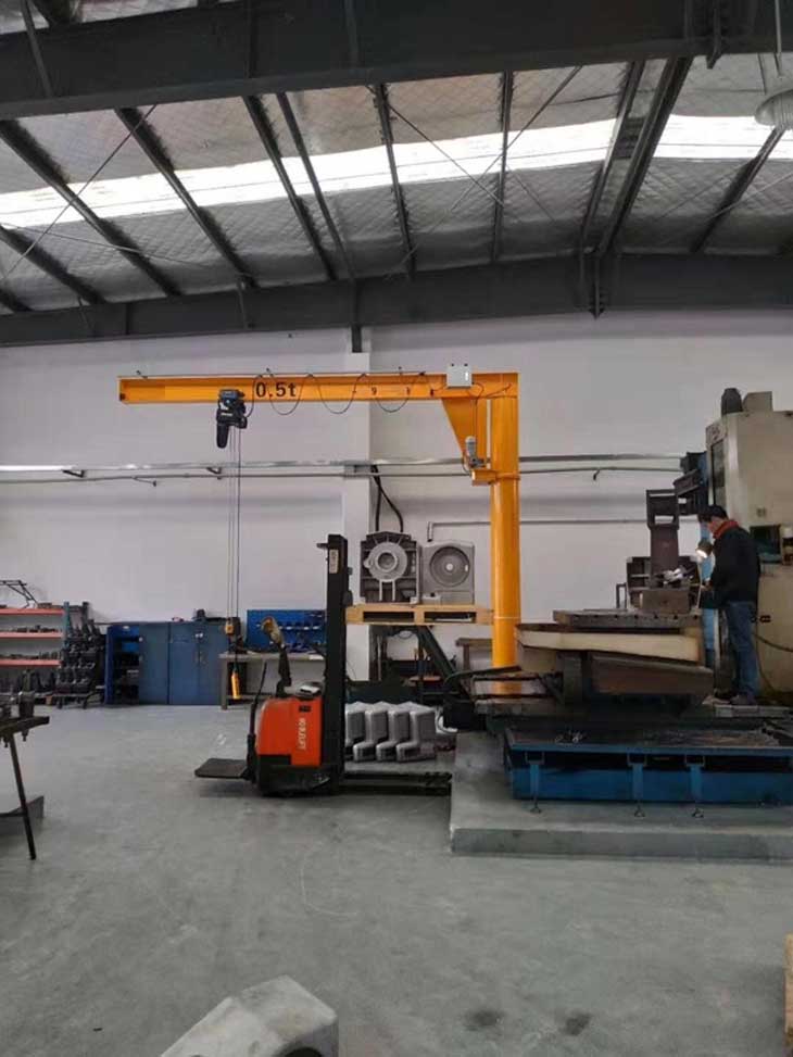 0.5ton fixed column jib crane