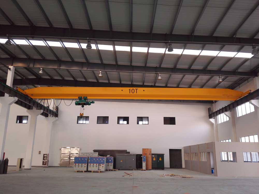 10 ton bridge crane with electric wire rope hoist
