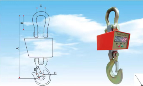 electronic crane scale drawing