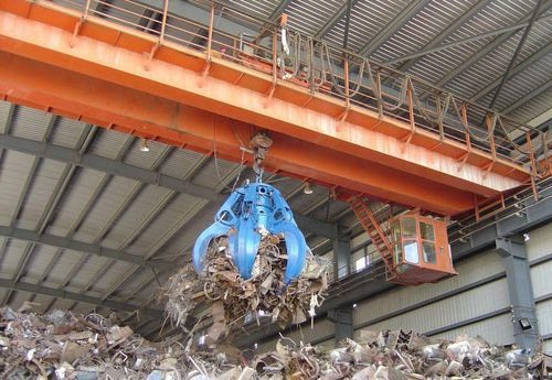 multi-claw grab bucket of grab crane