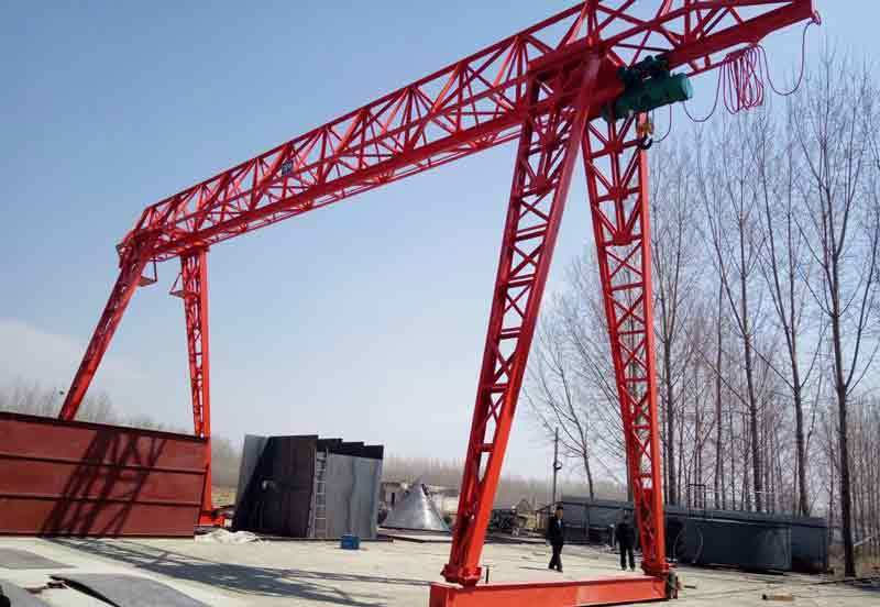 truss gantry crane with electric wire rope hoist manufacturer